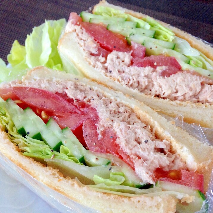 野菜たっぷり ボリュームツナサンドイッチ 沼サン レシピ 作り方 By Balletmom 楽天レシピ